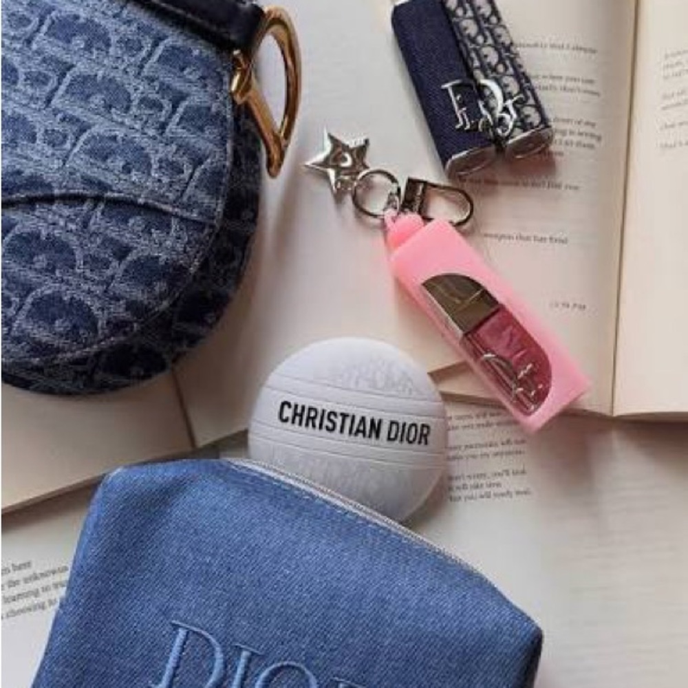 Dior Beauty Lip Glow Oil Bag Charm Keychain - Picture 2 of 10